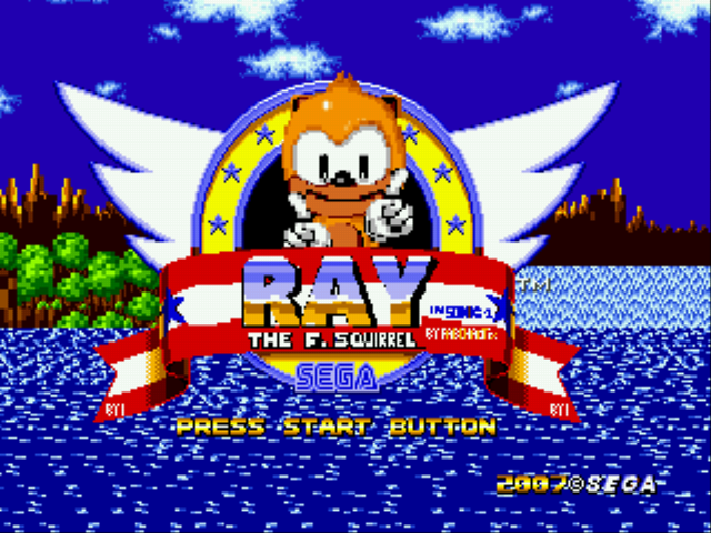 Ray the Flying Squirrel in Sonic the Hedgehog